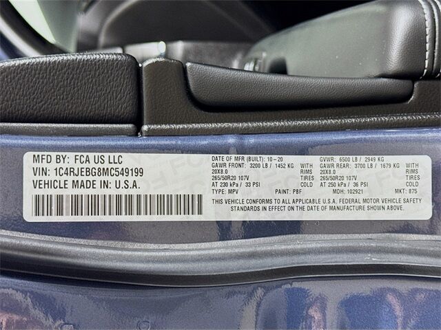 2021 Jeep Grand Cherokee 80th Anniversary Edition Quincy MA