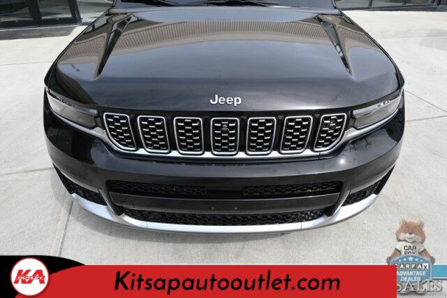 2021 Jeep Grand Cherokee L Summit Reserve / 4X4 / Advanced & Luxury Tech Group / Auto Start / Heated & Cooled Leather Seats / Heated Steering / Sunroof / Adaptive Cruise / Lane Depart & Blind Spot / Rear Captain Chairs / 3rd Row / Seats 6 Banglore