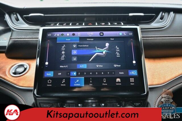 2021 Jeep Grand Cherokee L Summit Reserve / 4X4 / Advanced & Luxury Tech Group / Auto Start / Heated & Cooled Leather Seats / Heated Steering / Sunroof / Adaptive Cruise / Lane Depart & Blind Spot / Rear Captain Chairs / 3rd Row / Seats 6 Banglore
