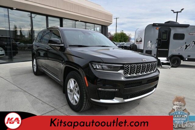 2021 Jeep Grand Cherokee L Summit Reserve / 4X4 / Advanced & Luxury Tech Group / Auto Start / Heated & Cooled Leather Seats / Heated Steering / Sunroof / Adaptive Cruise / Lane Depart & Blind Spot / Rear Captain Chairs / 3rd Row / Seats 6 Banglore