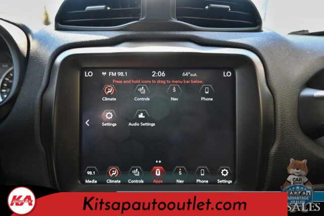 2021 Jeep Renegade Trailhawk / 4X4 / Power & Heated Leather Seats / Heated Steering Wheel / Navigation / Sunroof / Auto Start / Kenwood Speakers / Blind Spot Alert / Apple CarPlay & Android Auto / Back Up Camera / 1-Owner Banglore