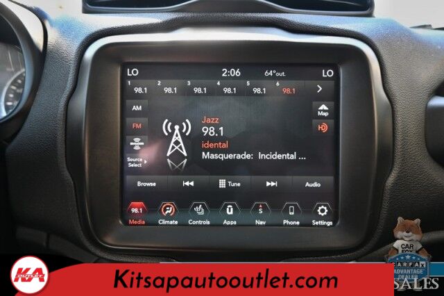 2021 Jeep Renegade Trailhawk / 4X4 / Power & Heated Leather Seats / Heated Steering Wheel / Navigation / Sunroof / Auto Start / Kenwood Speakers / Blind Spot Alert / Apple CarPlay & Android Auto / Back Up Camera / 1-Owner Banglore