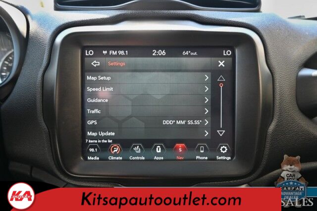 2021 Jeep Renegade Trailhawk / 4X4 / Power & Heated Leather Seats / Heated Steering Wheel / Navigation / Sunroof / Auto Start / Kenwood Speakers / Blind Spot Alert / Apple CarPlay & Android Auto / Back Up Camera / 1-Owner Banglore