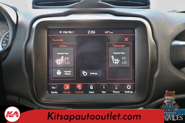 2021 Jeep Renegade Trailhawk / 4X4 / Power & Heated Leather Seats / Heated Steering Wheel / Navigation / Sunroof / Auto Start / Kenwood Speakers / Blind Spot Alert / Apple CarPlay & Android Auto / Back Up Camera / 1-Owner Banglore