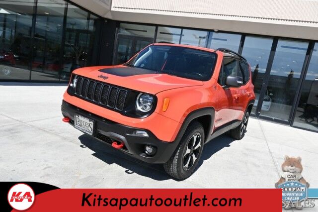 2021 Jeep Renegade Trailhawk / 4X4 / Power & Heated Leather Seats / Heated Steering Wheel / Navigation / Sunroof / Auto Start / Kenwood Speakers / Blind Spot Alert / Apple CarPlay & Android Auto / Back Up Camera / 1-Owner Banglore