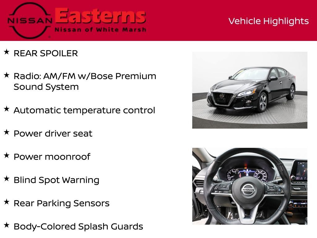 2021 Nissan Altima 2.5 SL White Marsh MD