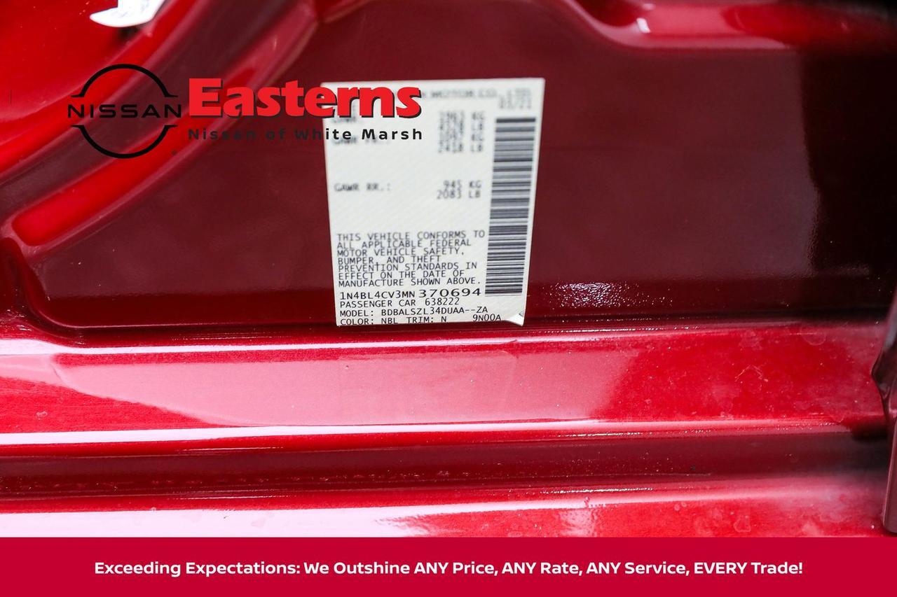 2021 Nissan Altima 2.5 SR White Marsh MD