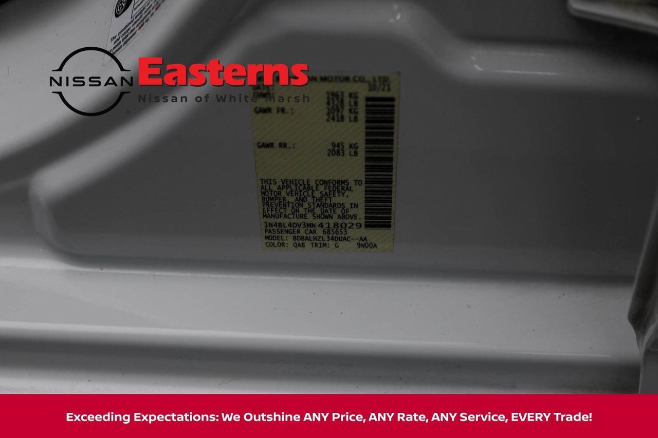 2021 Nissan Altima 2.5 SV White Marsh MD