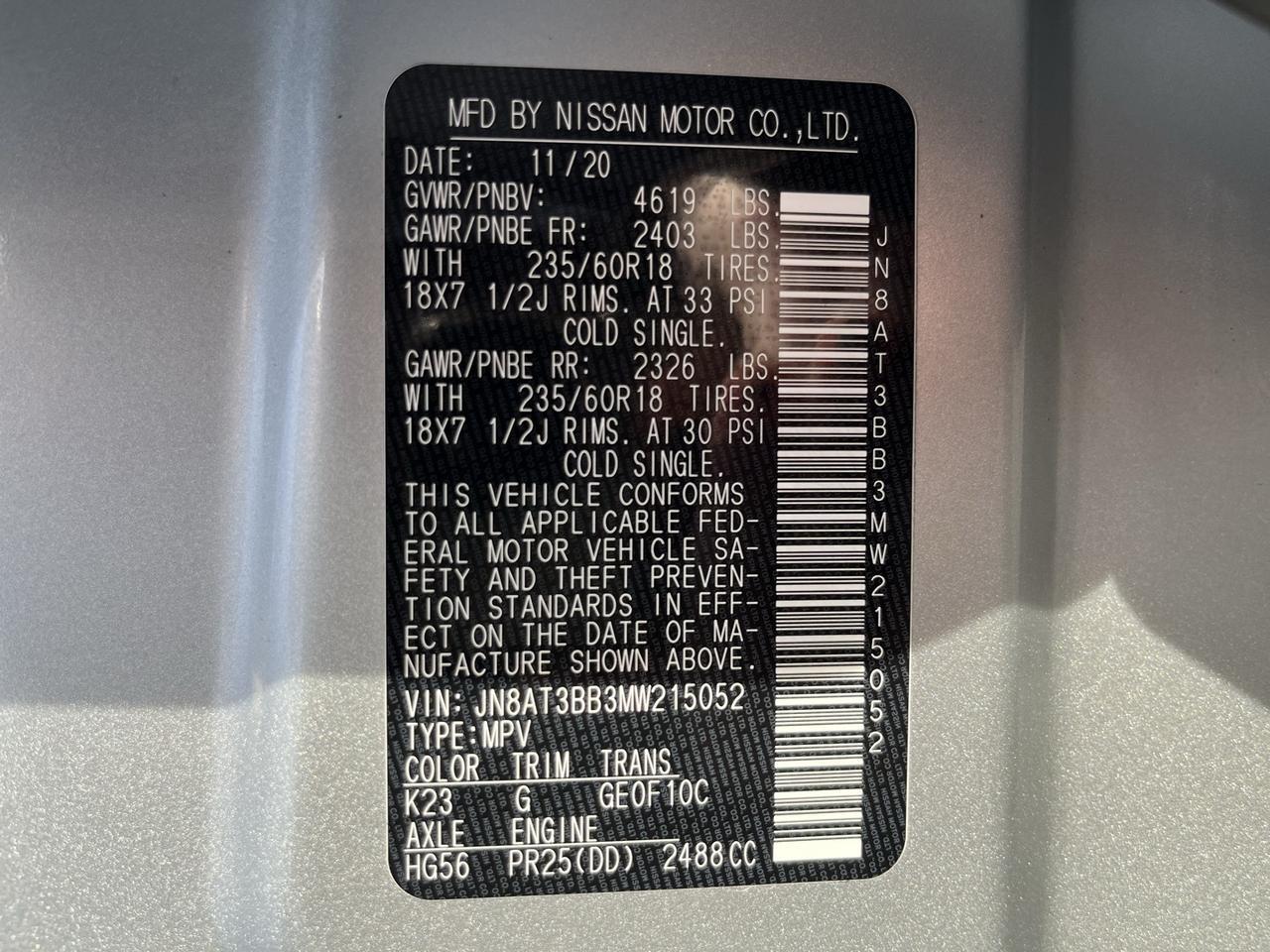 2021 Nissan Rogue SV Warrenton VA