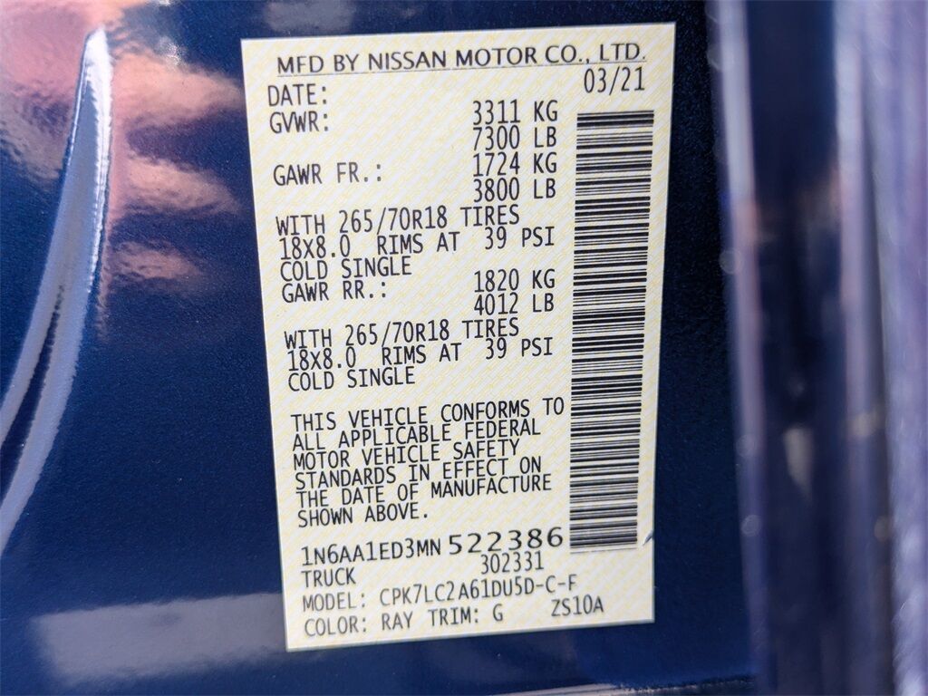 2021 Nissan Titan SV Kennesaw GA