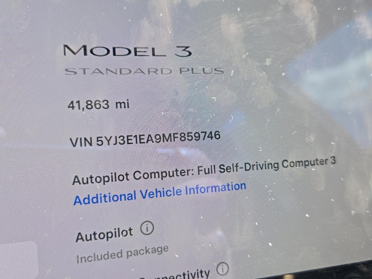 2021 Tesla Model 3 Standard Range Plus Stafford VA