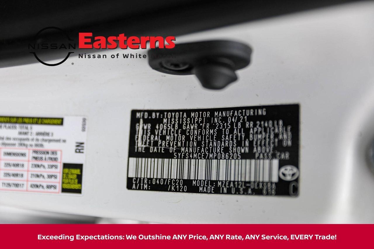 2021 Toyota Corolla SE White Marsh MD