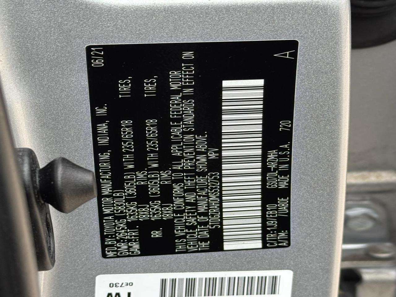 2021 Toyota Highlander XLE Fredericksburg VA