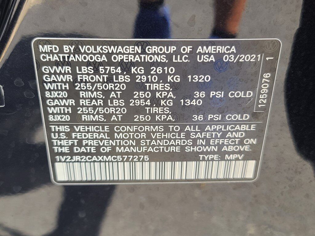 2021 Volkswagen Atlas 3.6L V6 SE w/Technology Springfield VA