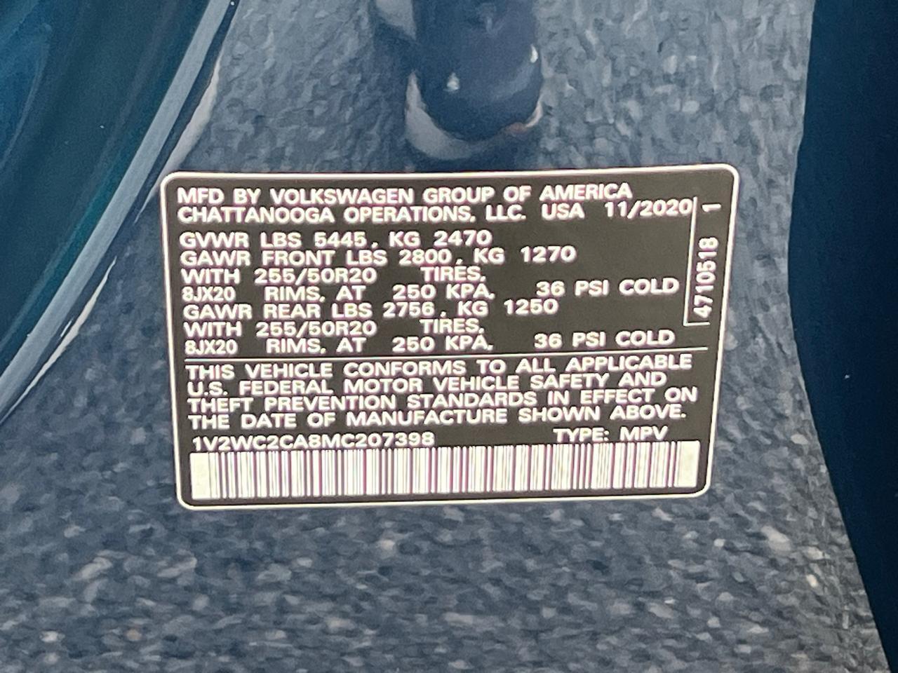 2021 Volkswagen Atlas Cross Sport 2.0T SE w/Technology Hagerstown MD