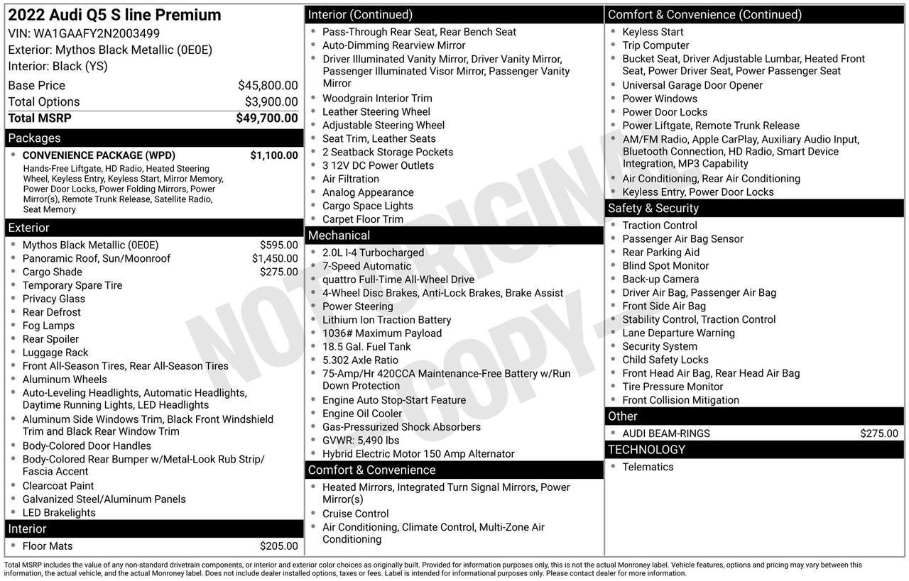 2022 Audi Q5 45 S line Premium Oak Ridge TN