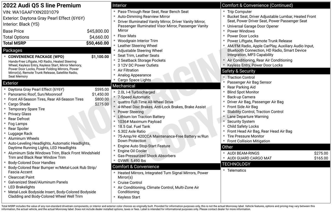 2022 Audi Q5 45 S line Premium Oak Ridge TN