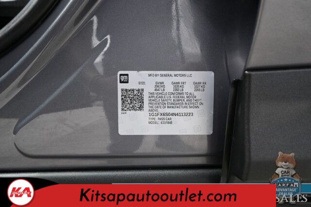 2022 Chevrolet Bolt EV 2LT / Auto Start / Power & Heated Leather Seats / Bose Speakers / Adaptive Cruise Control / Lane Depart & Blind Spot Alert / Apple CarPlay & Android Auto / Back Up Cam / Keyless Entry & Start / 259 Mile Range Banglore