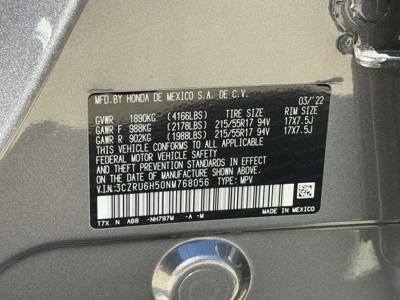 2022 Honda HR-V EX Fredericksburg VA