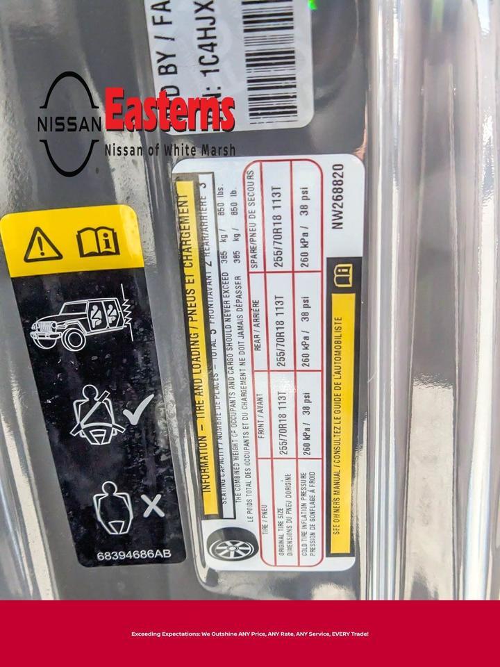 2022 Jeep Wrangler Unlimited Sahara White Marsh MD