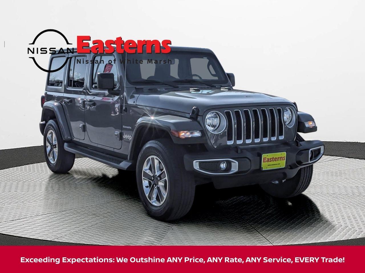 2022 Jeep Wrangler Unlimited Sahara White Marsh MD