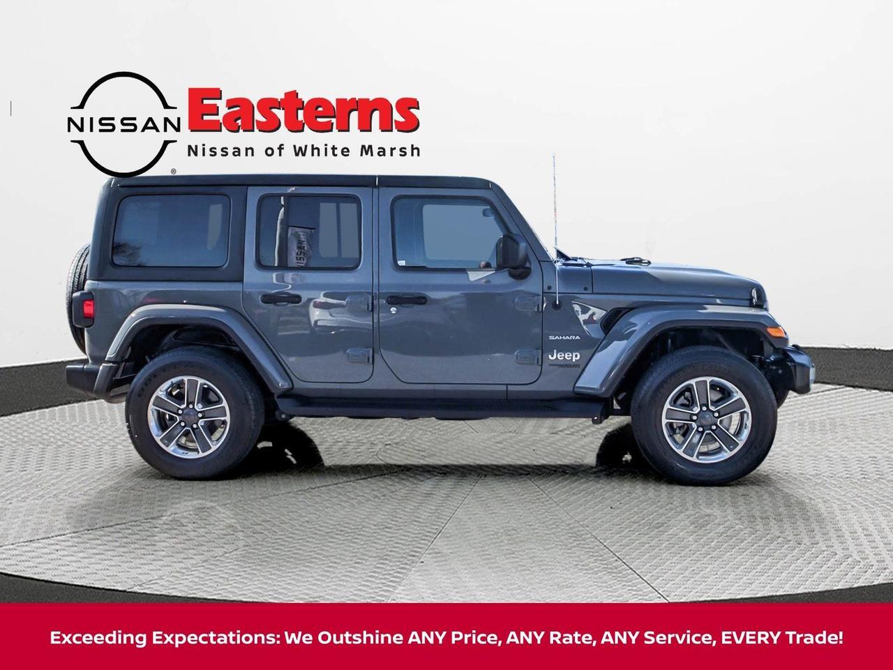 2022 Jeep Wrangler Unlimited Sahara White Marsh MD