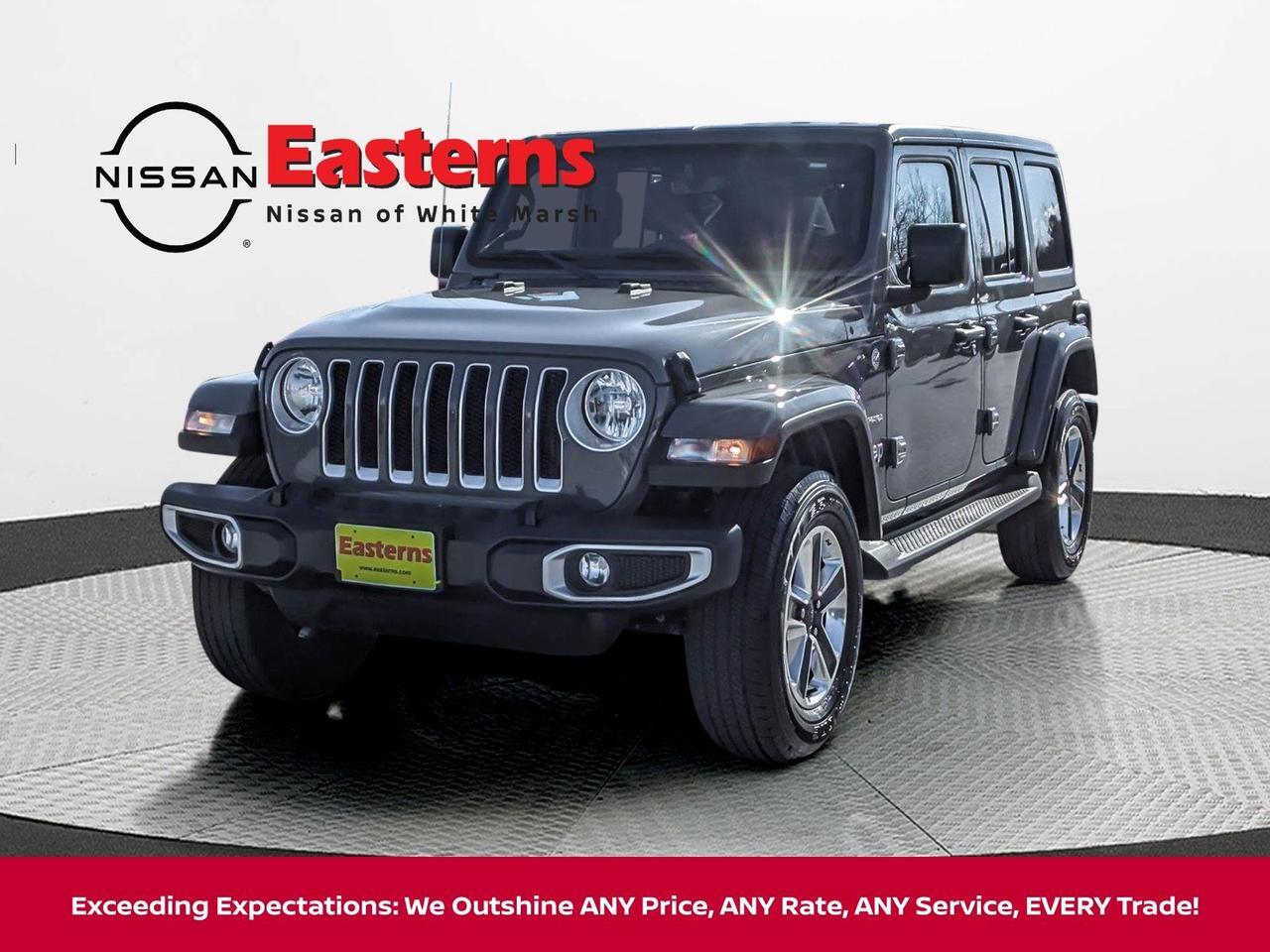 2022 Jeep Wrangler Unlimited Sahara White Marsh MD