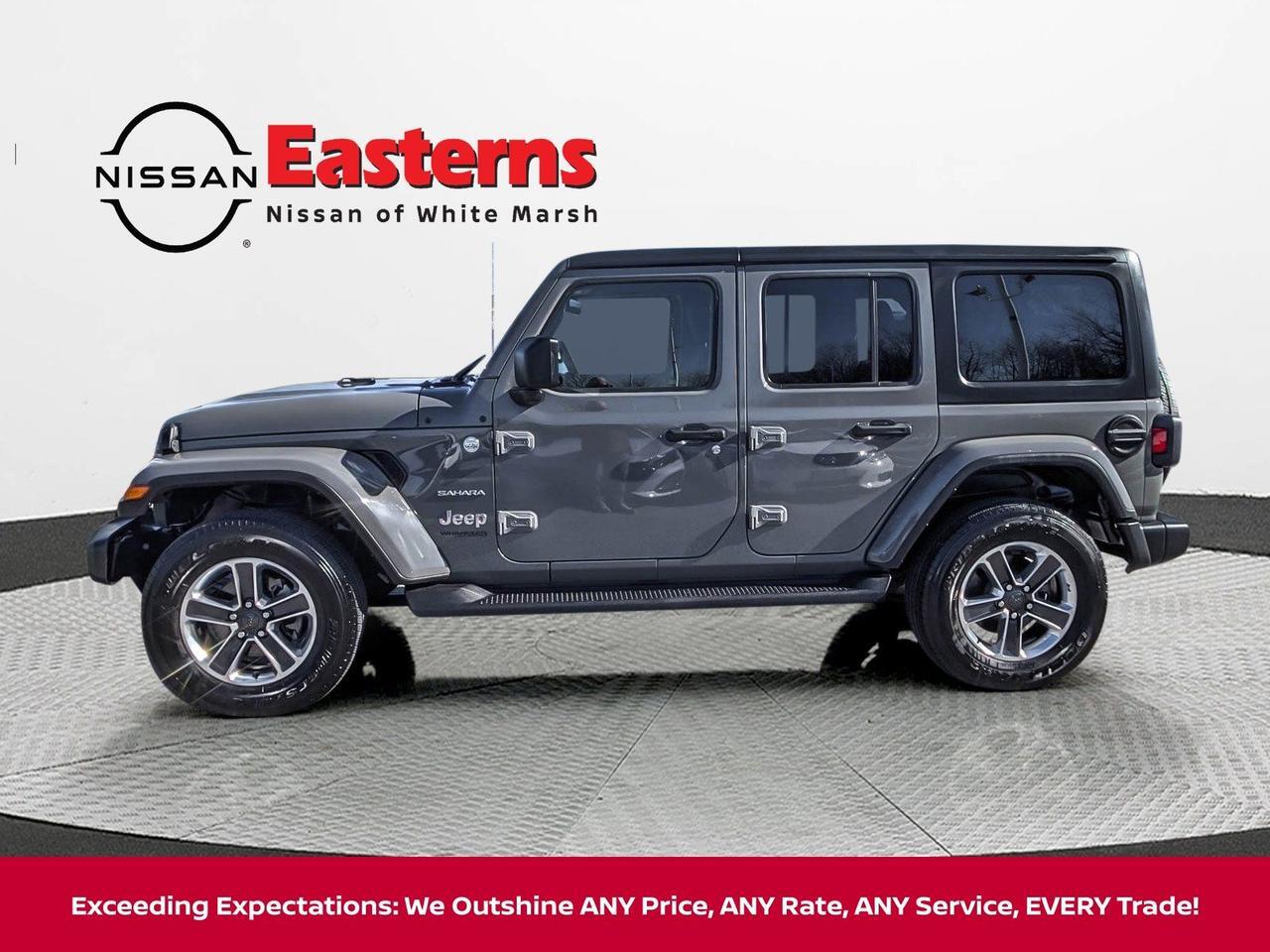 2022 Jeep Wrangler Unlimited Sahara White Marsh MD