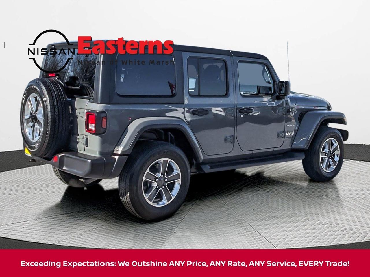 2022 Jeep Wrangler Unlimited Sahara White Marsh MD