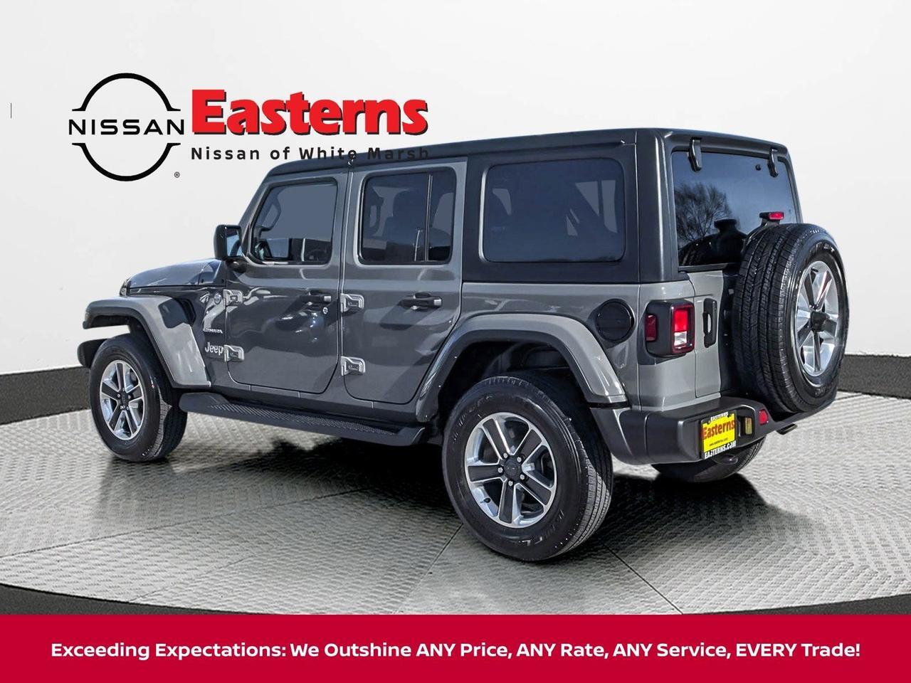 2022 Jeep Wrangler Unlimited Sahara White Marsh MD