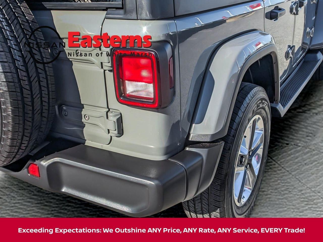 2022 Jeep Wrangler Unlimited Sahara White Marsh MD