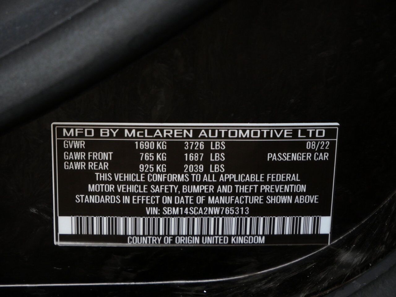 2022 McLaren 765LT Lawrence KS