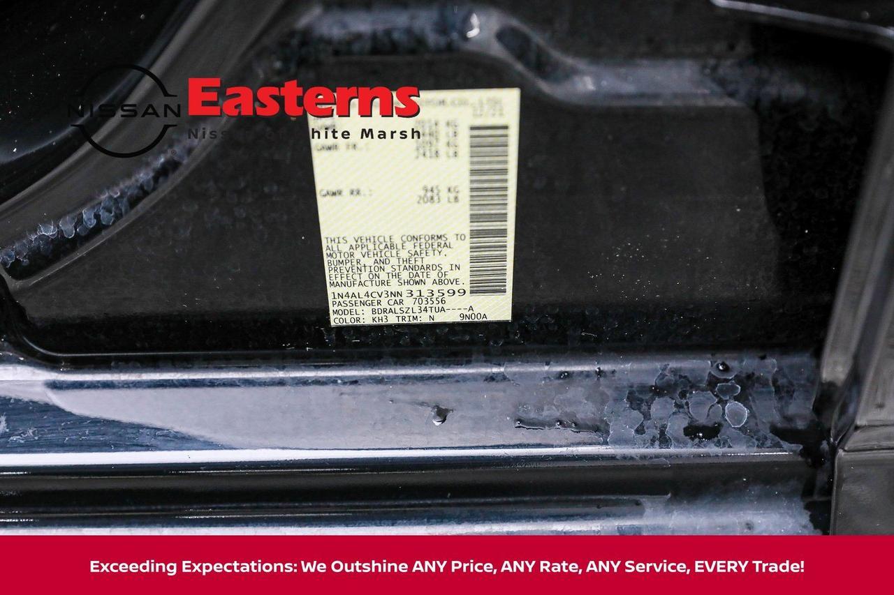 2022 Nissan Altima 2.0 SR White Marsh MD