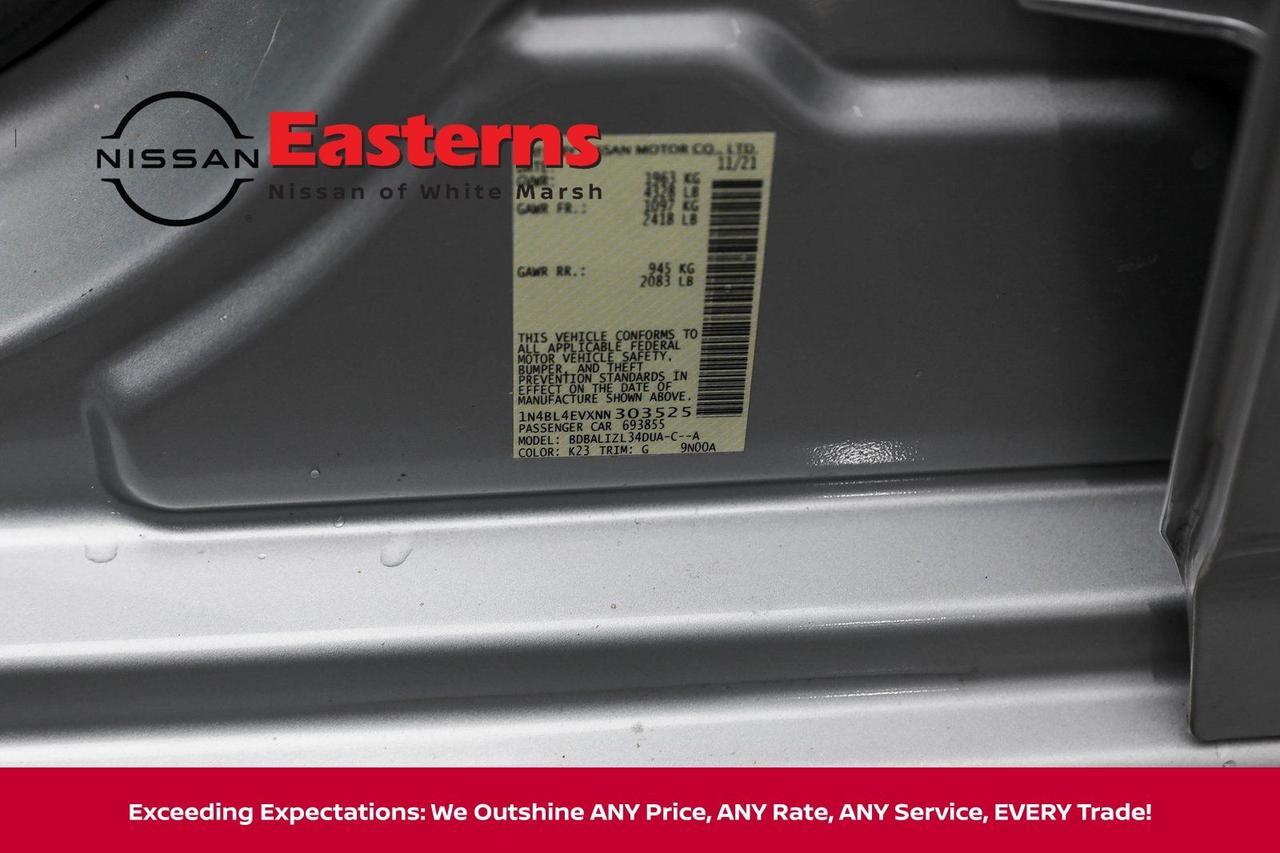 2022 Nissan Altima 2.5 SL White Marsh MD