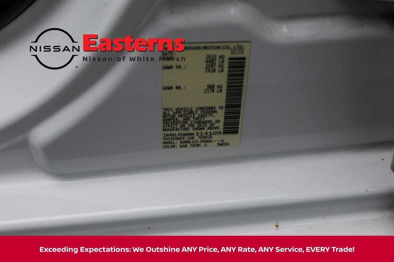 2022 Nissan Altima 2.5 SL White Marsh MD