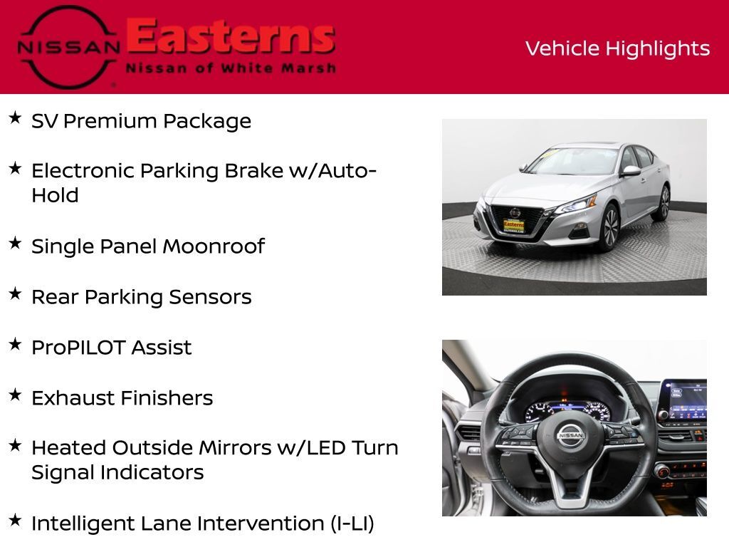 2022 Nissan Altima 2.5 SV White Marsh MD