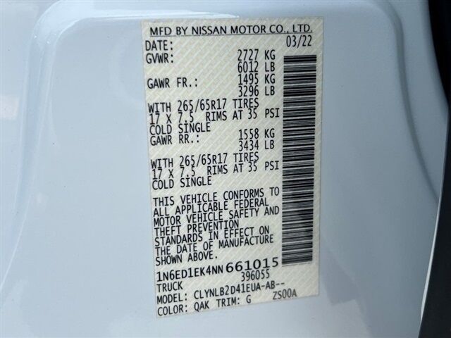 2022 Nissan Frontier SV Waldorf MD