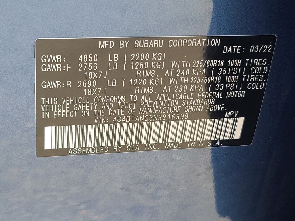 2022 Subaru Outback Limited Springfield VA