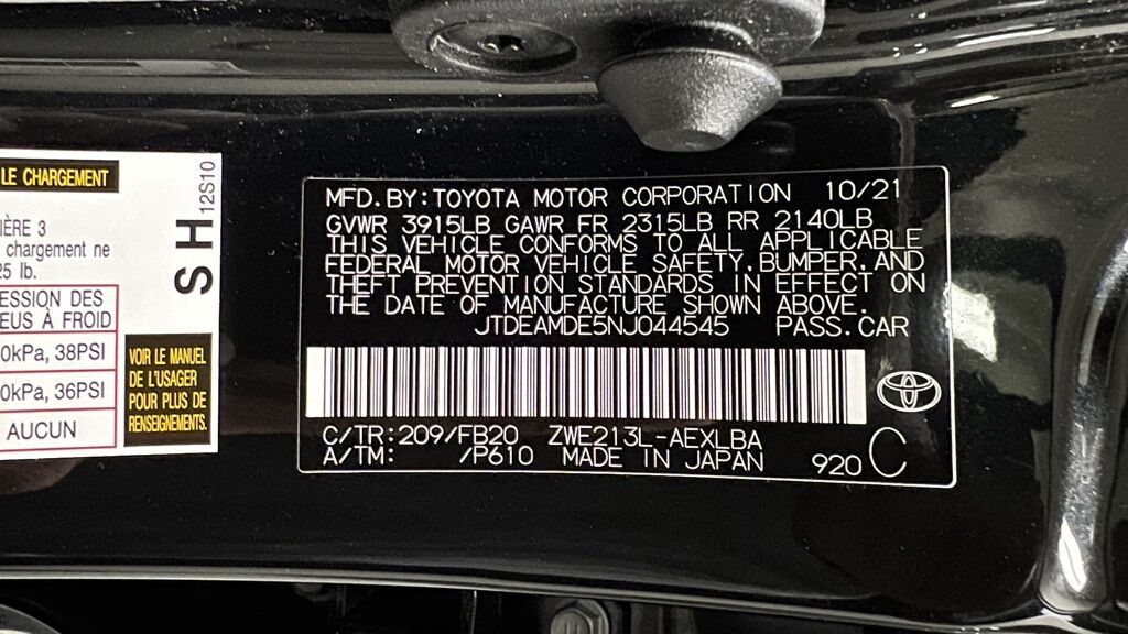 2022 Toyota Corolla Hybrid LE San Francisco CA
