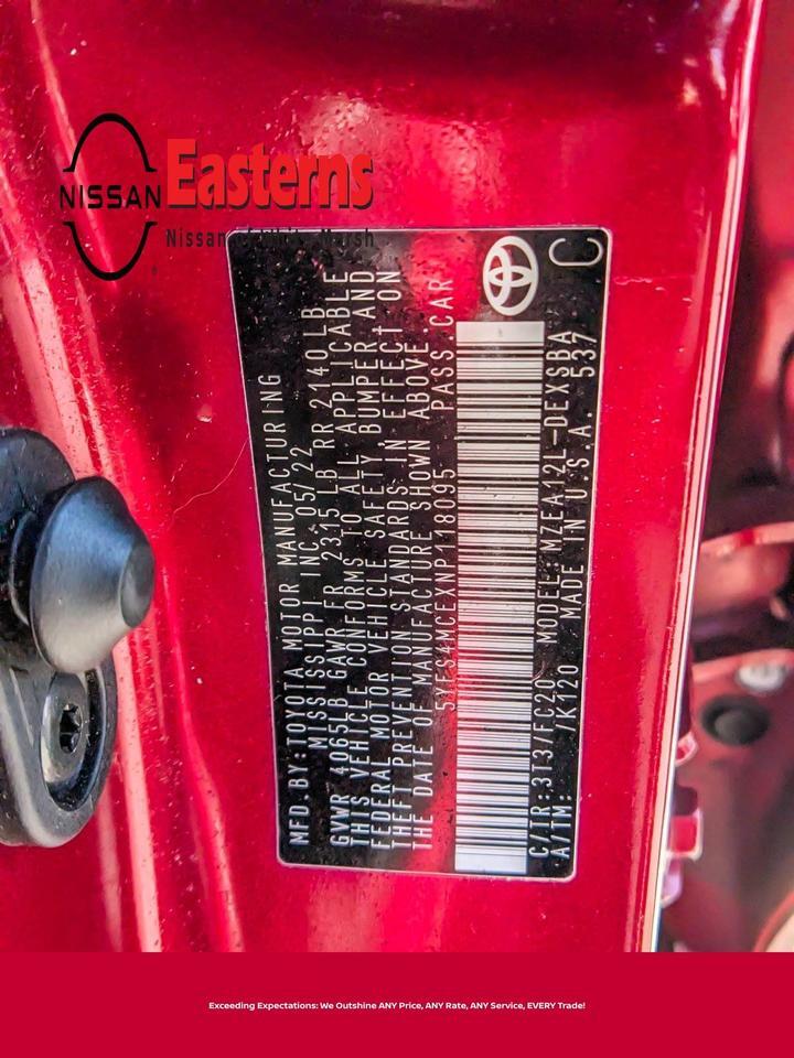 2022 Toyota Corolla SE Nightshade White Marsh MD