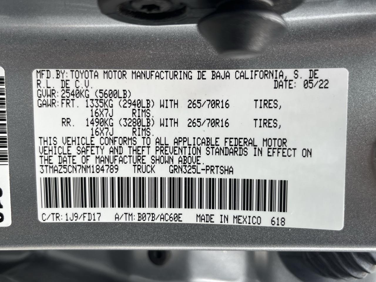 2022 Toyota Tacoma TRD Off-Road Glen Burnie MD