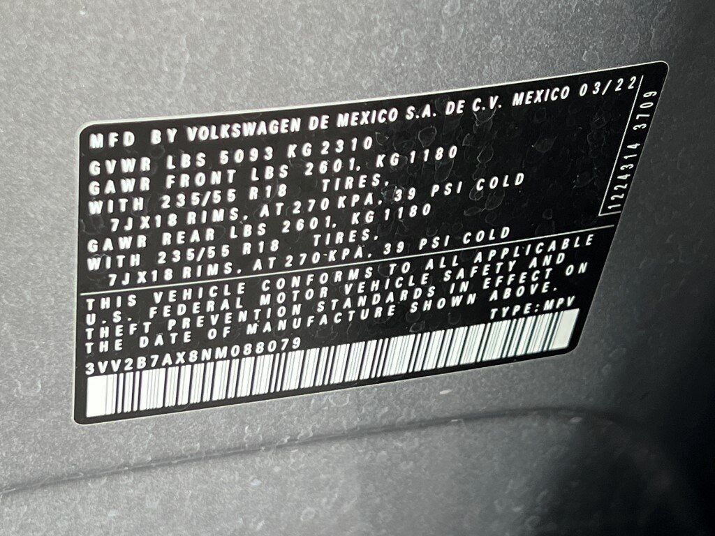 2022 Volkswagen Tiguan 2.0T SE Springfield VA