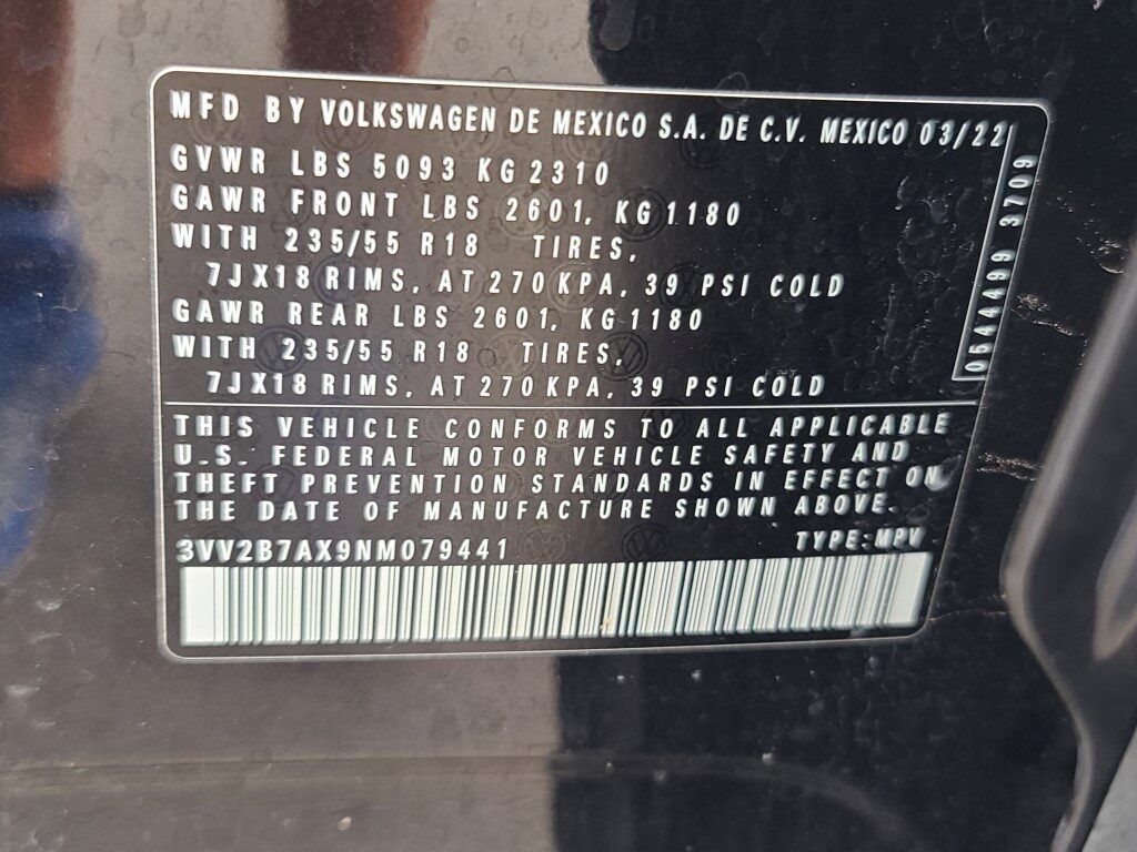 2022 Volkswagen Tiguan 2.0T SE Springfield VA