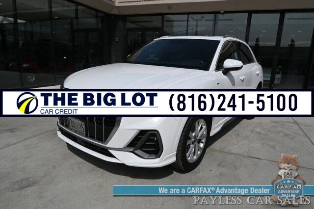 2023 Audi Q3 S Line Premium / AWD / Convenience Pkg / Power & Heated Leather Seats / Panoramic Sunroof / Lane Departure & Blind Spot Alert / Apple CarPlay & Android Auto / Backup Camera / Keyless Entry & Start / 1-Owner Banglore