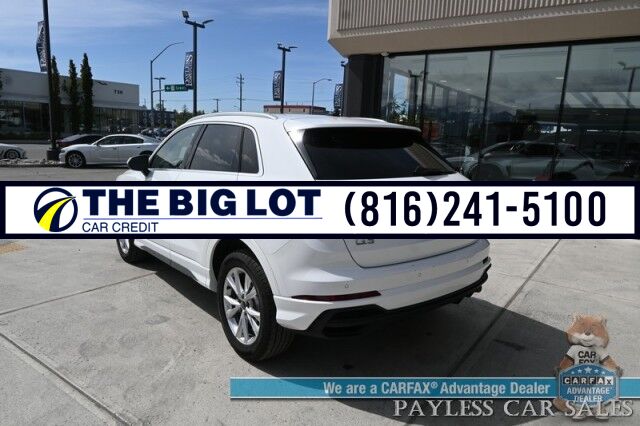 2023 Audi Q3 S Line Premium / AWD / Convenience Pkg / Power & Heated Leather Seats / Panoramic Sunroof / Lane Departure & Blind Spot Alert / Apple CarPlay & Android Auto / Backup Camera / Keyless Entry & Start / 1-Owner Banglore