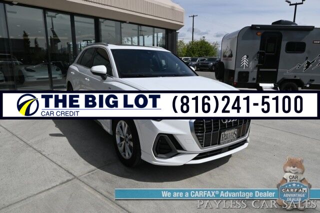 2023 Audi Q3 S Line Premium / AWD / Convenience Pkg / Power & Heated Leather Seats / Panoramic Sunroof / Lane Departure & Blind Spot Alert / Apple CarPlay & Android Auto / Backup Camera / Keyless Entry & Start / 1-Owner Banglore