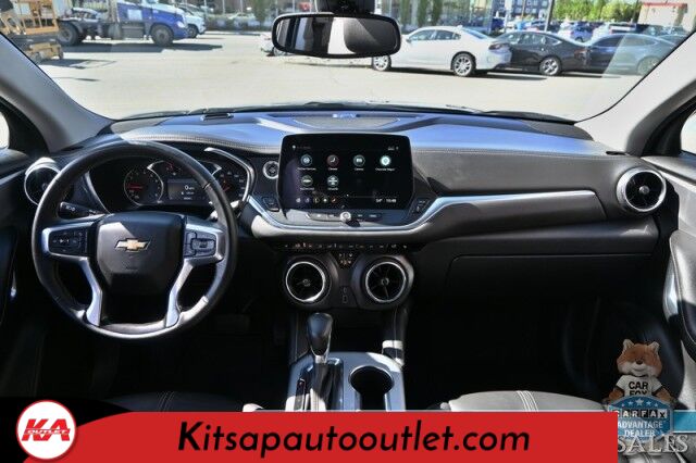 2023 Chevrolet Blazer LT / AWD / Power & Heated Leather Seats / Lane Departure & Blind Spot Alert / Forward Collision Warning / Apple CarPlay & Android Auto / Back Up Camera / Keyless Entry & Start / Block Heater / 36 MPG / 1-Owner Banglore