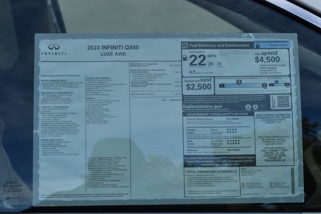 2023 INFINITI QX60 LUXE Vienna VA