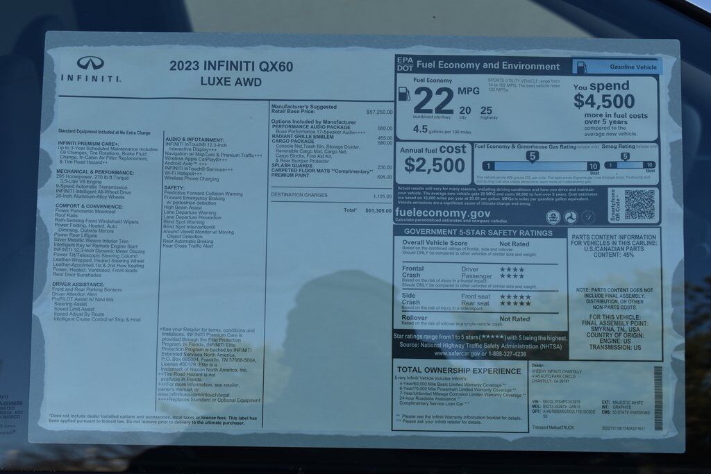 2023 INFINITI QX60 LUXE Vienna VA