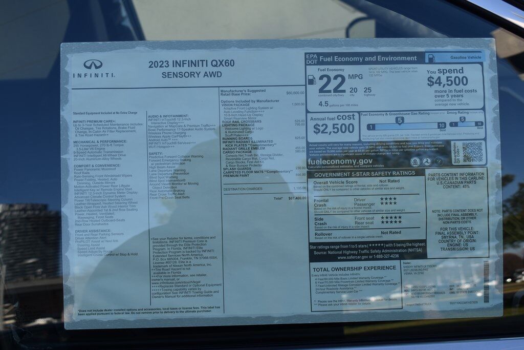2023 INFINITI QX60 Sensory Vienna VA